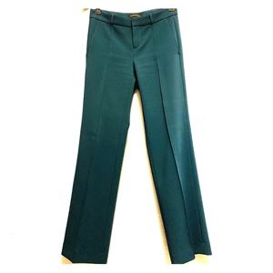 Banana Republic jade green wide-leg trousers
